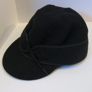 Stormy Kromer Cap - Black Wool - size 7 1/4